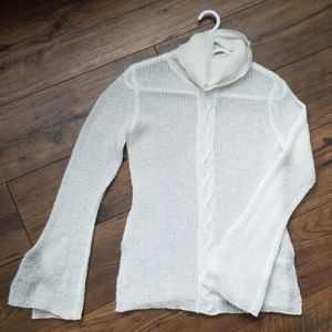 Vintage Ivory Knit Turtleneck